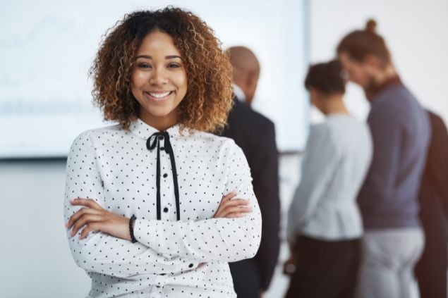 Mulher líder na sua empresa