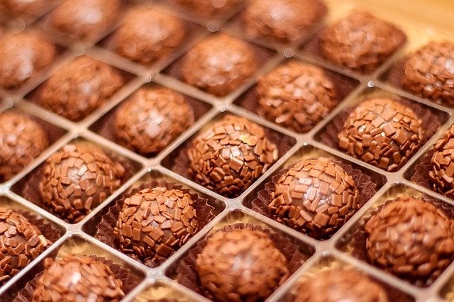 Caixa de brigadeiros